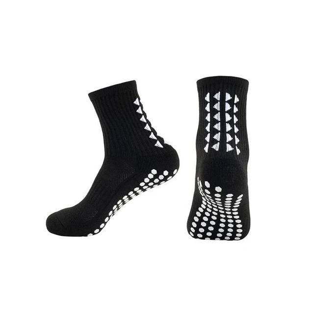 Children's football socks, mid length sports socks, running socks, anti slip silicone thick towel bottom, wear-resistant and swe