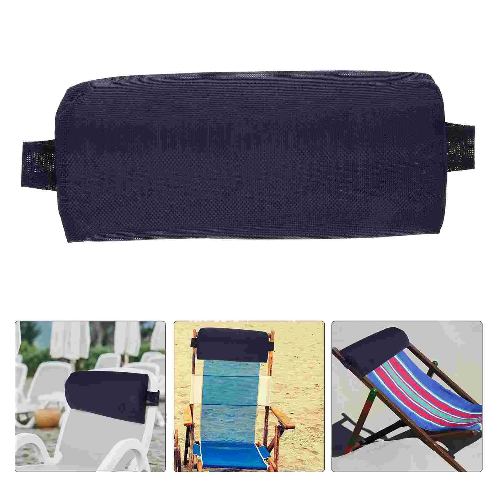 Folding Chair Pillow Beach Headrest Leisure Cushion Outdoor Fishing Chairs Deck Reusable Swivel Office Attachment Lounge Chair