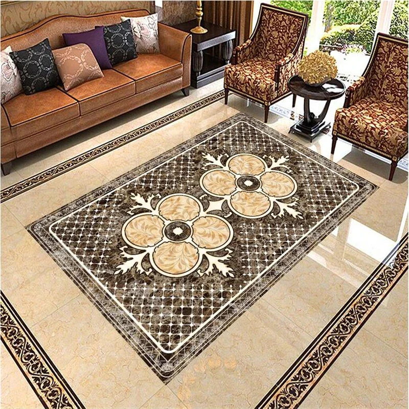 Carta Da Parati Personalizzata 3D Paste Cosmic Star Earth Murals Stile Europeo Soggiorno Parquet Piastrelle Parquet Antisdrucciolevole