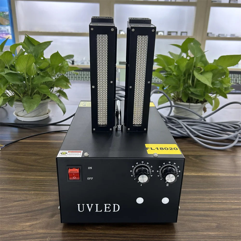 

Fan-cooled Ultraviolet Lamp Set Epson i3200 UV printer LED curing light LED UV ink blue violet light curing drying light