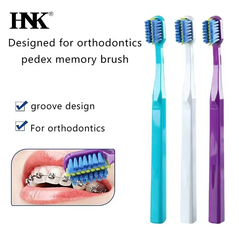 1PC Clean Orthodontic Braces Adult Orthodontic Toothbrushes Dental Tooth Brush Soft Bristle Toothbrush For Oral Health Care