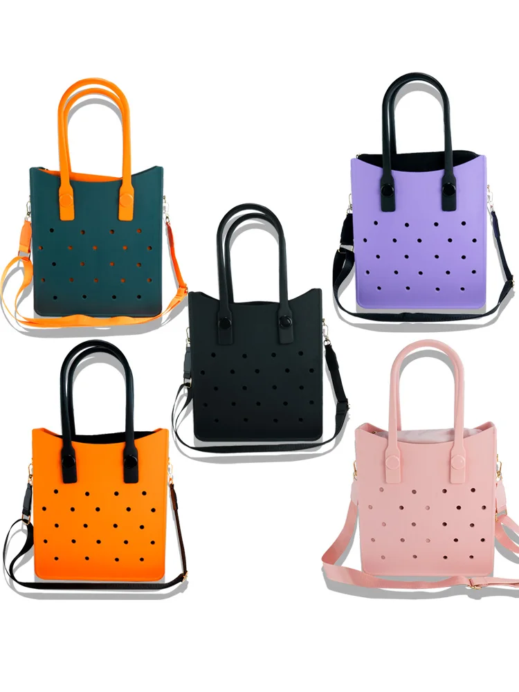Eva Leder Kapazität Einkaufstasche wasserdichte Tasche Frauen Mode Retro vegane Umhängetasche lässige Handtasche für Pendler gestanzt Charme – Detail 1