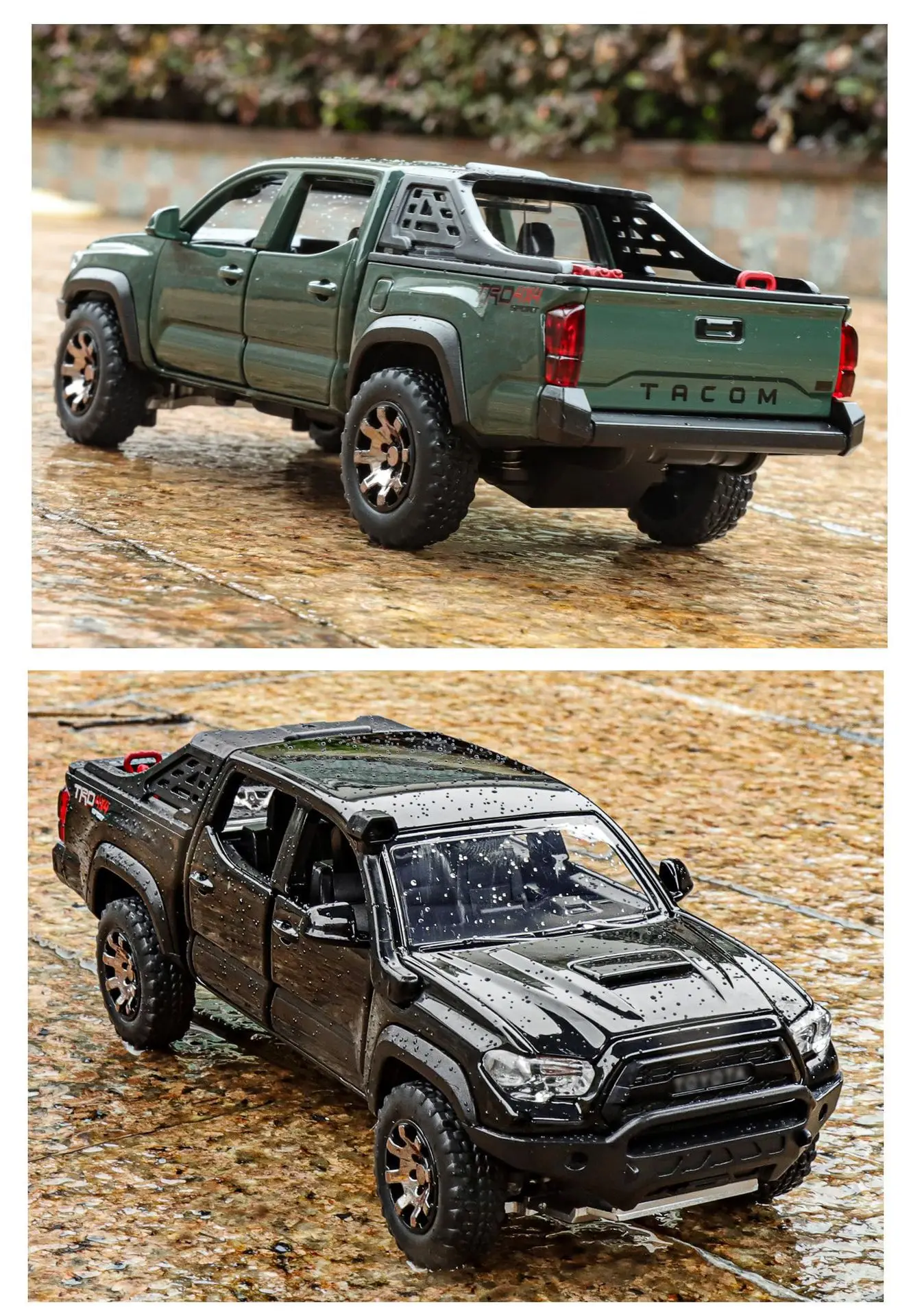 1/24 1:32 TACOMA Tundra Legierung Auto Modell Spielzeug Diecast Metall Sound Licht Zurückziehen Off-Road Pickup Fahrzeuge Modelle kinder Geschenke – Detail 17