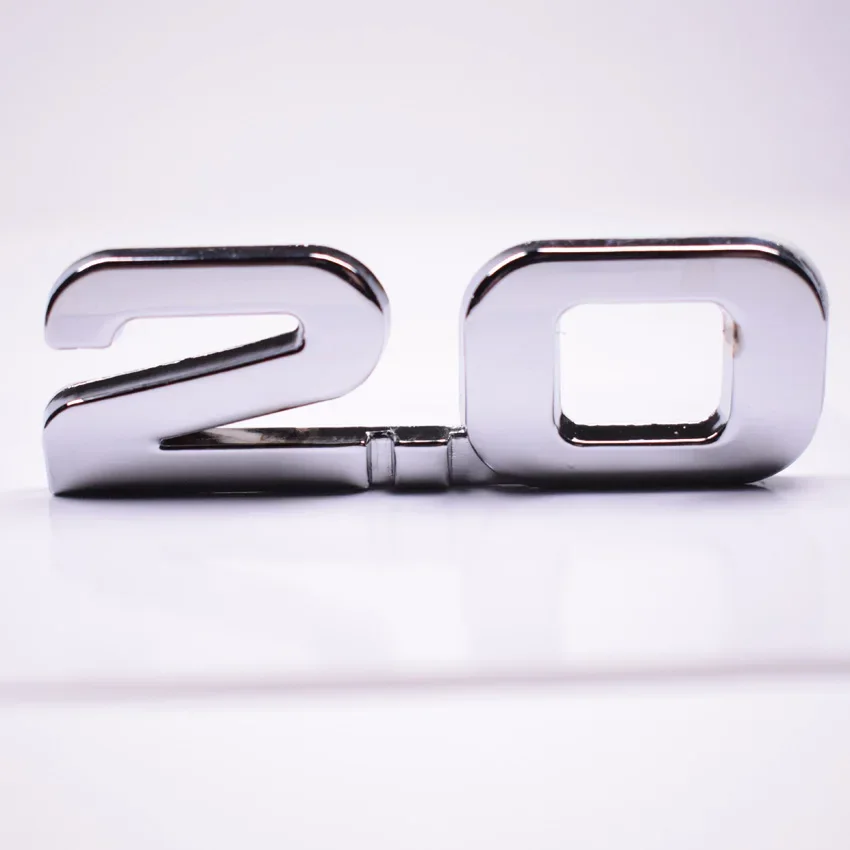 

3D логотип 1,4 1,5 1,6 1,8 2,0 2,2 2,4 2,5 2,8 T Эмблема багажника для BMW Audi Ford Toyota VW и т. д. автостайлинг