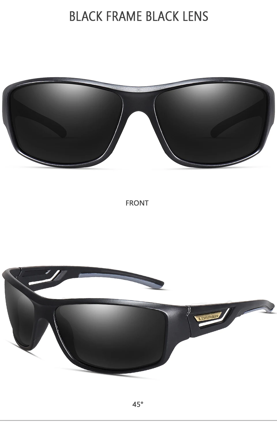 Description Picture 6 of itemLOISRUBY Polarized Fishing Sunglasses Men Camouflage Driving Outdoor Sports Cycling Running Goggles UV400 Tackle Eyewear