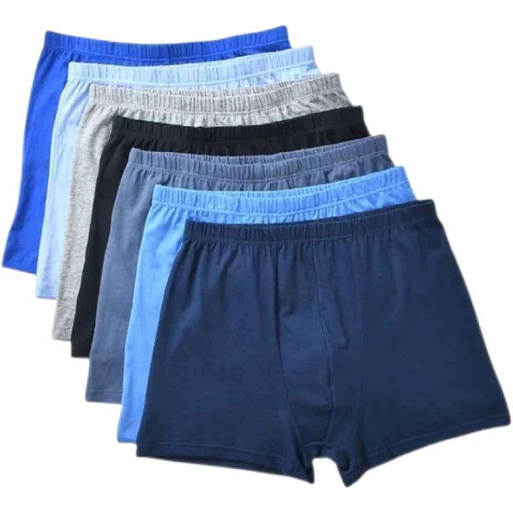 3/4/5pcs Men Boxer Underwear Cotton Boxers Panties Comfortable Mens ...