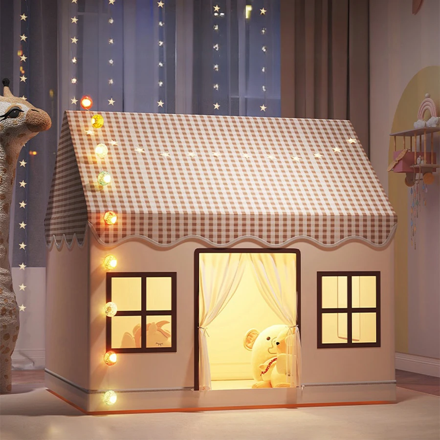 خيمة لعب أطفال بتصميم INS، قلعة أميرة داخلية، بيت...