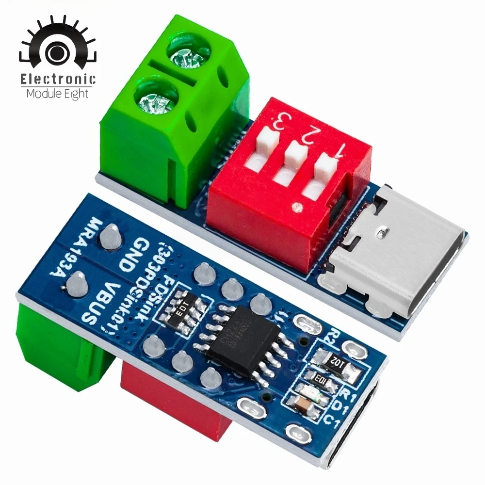 1-5-10-20PCS USB Type C PD Decoy Module For QC Fast Charge 12V Boost ...