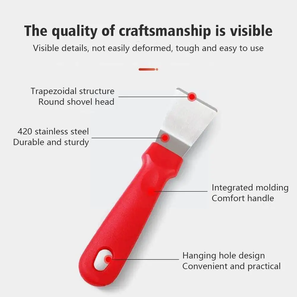 Kitchen Cleaning Spatula Scraper Steel Fume Shovel Defrosting Shovel Shovel Multipurpose Cleaning Refrigerator Di J4N6 5