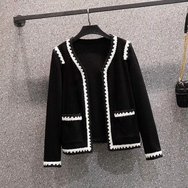 المرأة الربيع الخريف سترة سوداء بلا أكمام فستان 2 قطعة فستان سيدة الكورية رشيقة معاطف فساتين وتتسابق 2022 ملابس الموضة