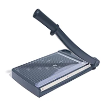 Mini Paper Trimmer Guillotine Cutter A4 Cut Length Desktop Paper Cutting Machine with Security Cutter Head for Craft Paper Photo