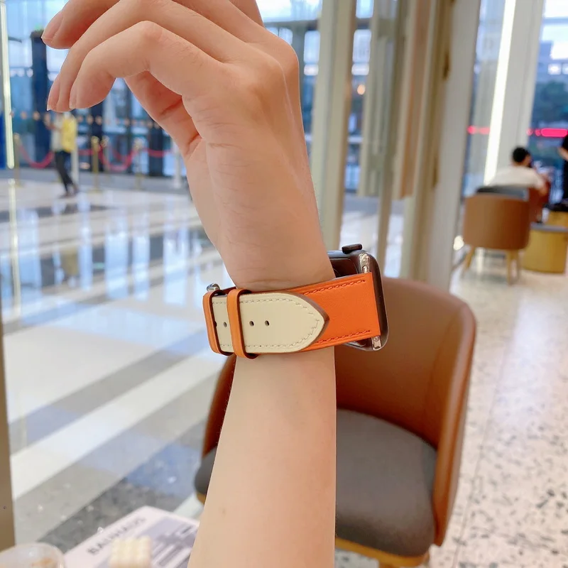 Premium Leather Watch Band - Elegant Retro Bracelet Replacement Strap