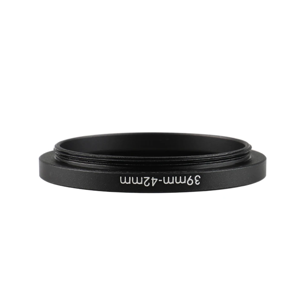 알루미늄 블랙 스텝 업 필터 링, 캐논 니콘 DSLR 카메라 렌즈용, 39mm-42mm, 39-42mm, 39-42mm, 39-42mm, 필터 어댑터 렌즈 어댑터