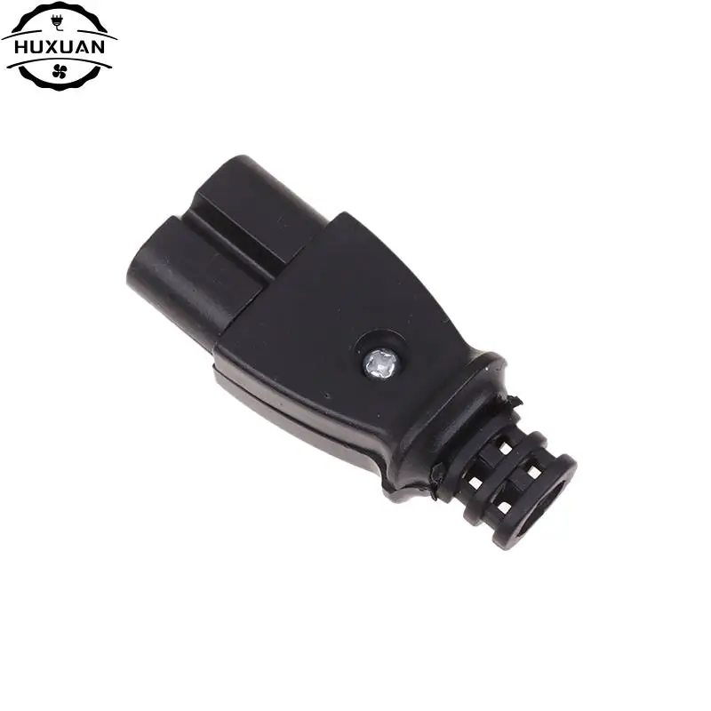 1pc AC 2.5A 250v 8-shaped Plug Socket C8 Male Female Power Outlet Embedded Electric Connector