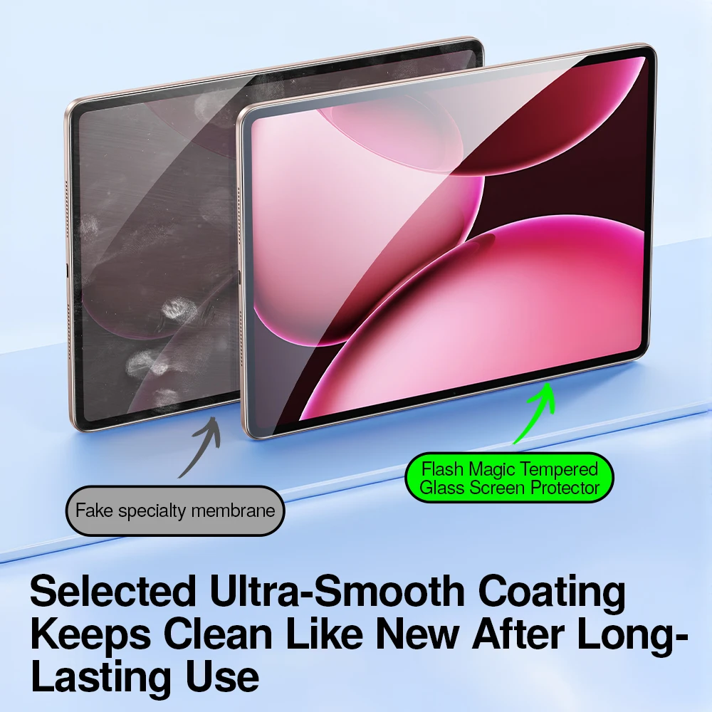 Premium Tempered Glass Tablet Screen Protector - 2 Pack, Anti-Scratch Shield