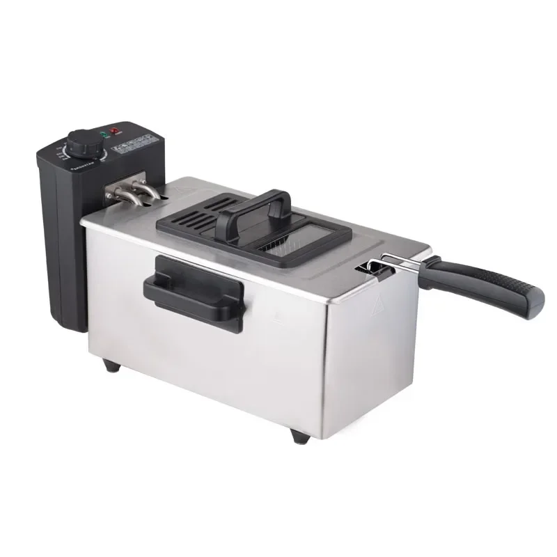3L Automatic Electric Fryer WJ-800 Household French Fries Electric Fryer Oil 220V/2000W Stall Fried Skewer Fryer 5