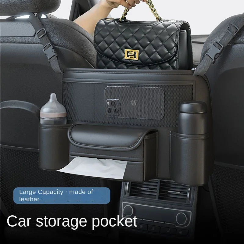 

Car Storage Bag Front Seat Net Pocket Car with Back Storage Hanging Bag Bag Bag Storage Bag Car Interior Decoration