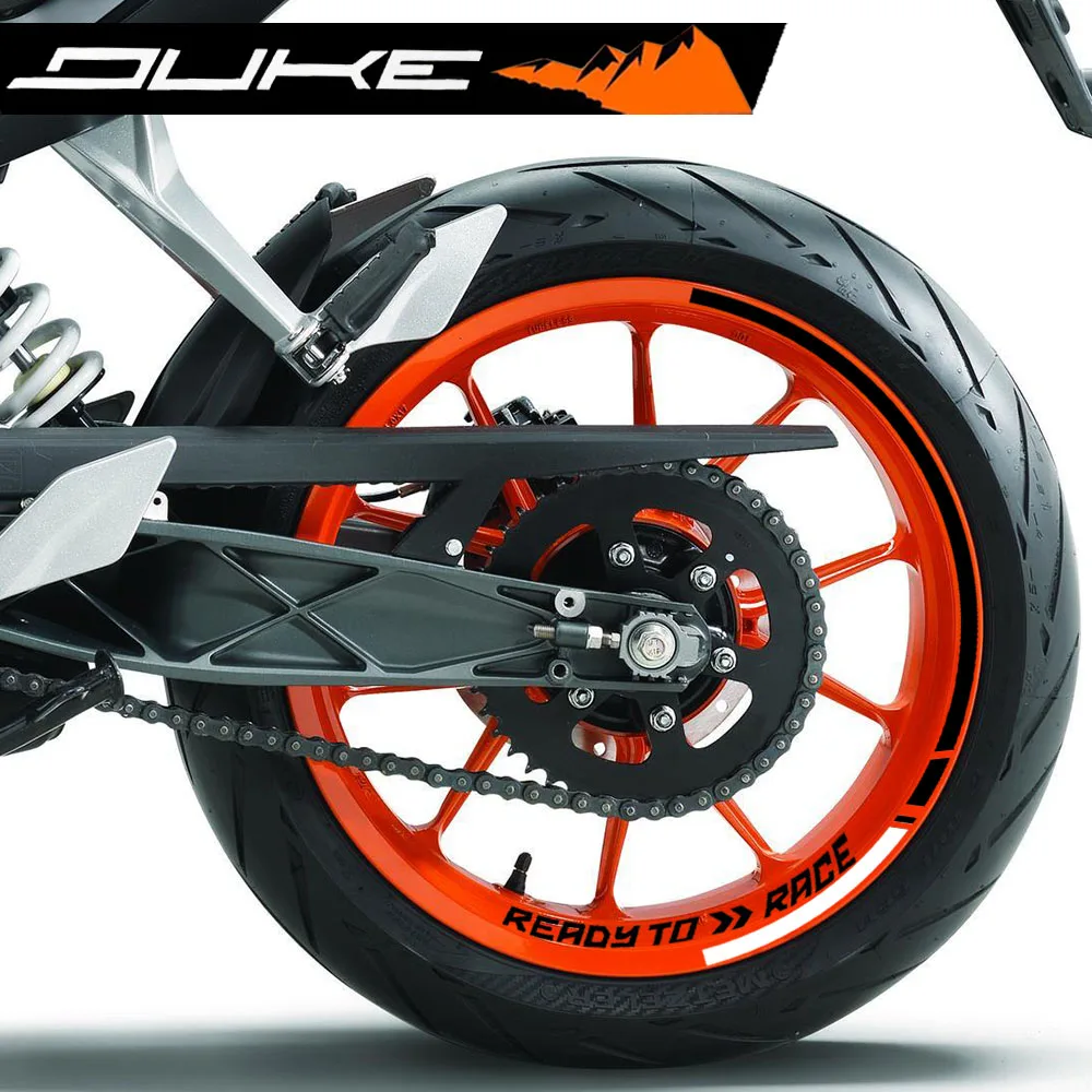 Autocollants Jantes Moto 19/17 Pouces - Bande Décorative étanche - Couleurs Vives - Pour VFR1200X Crosstourer 2012-2020 - Personnalisation Look Et Protection - 4