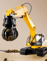 Rc Excavator Construction Vehicle 16-Channel Multifunctional Grabbing Machine With 3 Working Heads Simulation Boy And Kid's Toy 2