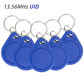 변경 가능한 출석 관리 UID 복제 키체인 태그, RFID UID 토큰 복사 키콥스, Mif 1k S50 쓰기 가능, 13.56Mhz, 5 PCs, 10 PCs, 20PCs