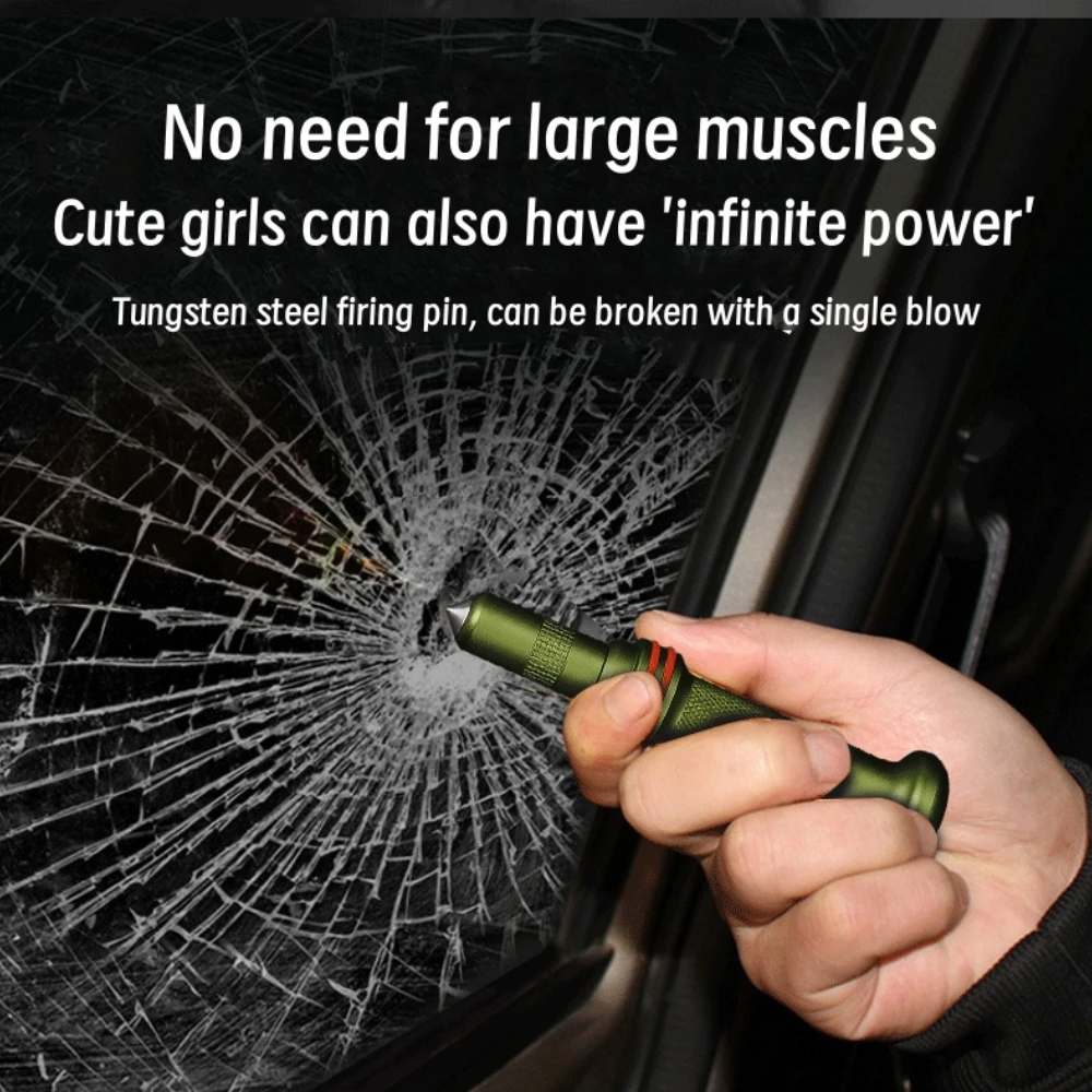 Portable Tungsten Steel Car Window Breaker Escape Tool