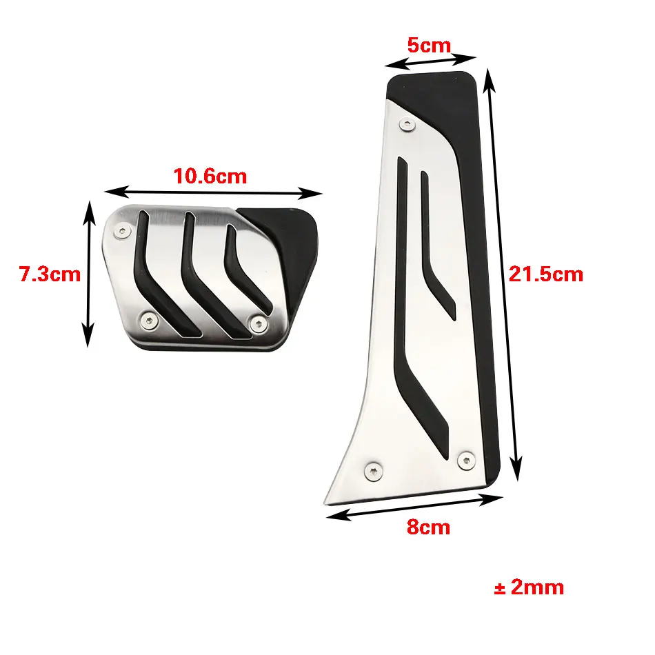 Car Pedals For BMW F20 F21 F22 F23 F24 F30 F31 F32 F33 F34 F35 F36 F80 F82 F83 E81 E82 E88 E90 E91 E92 E93 LHD Auto Pedal Cover