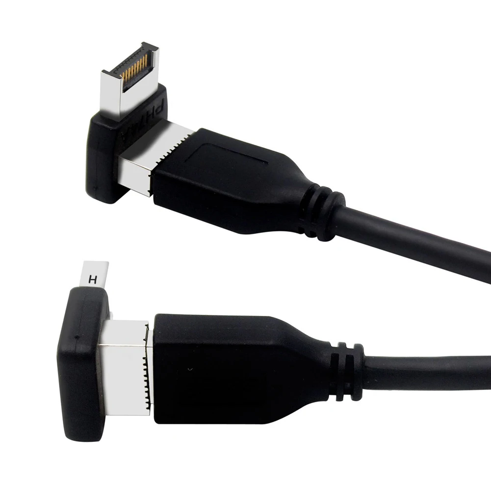 Enhance your motherboard setup with the PH74A/PH74B Front USB C Header Adapter – USB 3.1 Type E, 90 Degree Steering Converter for Efficient Internal Connectivity. Description Image.This Product Can Be Found With The Tag Names 90 degree usb motherboard, Connector usb 90 degrees, Internal connector usb c, Steering converter, Usb type c internal
