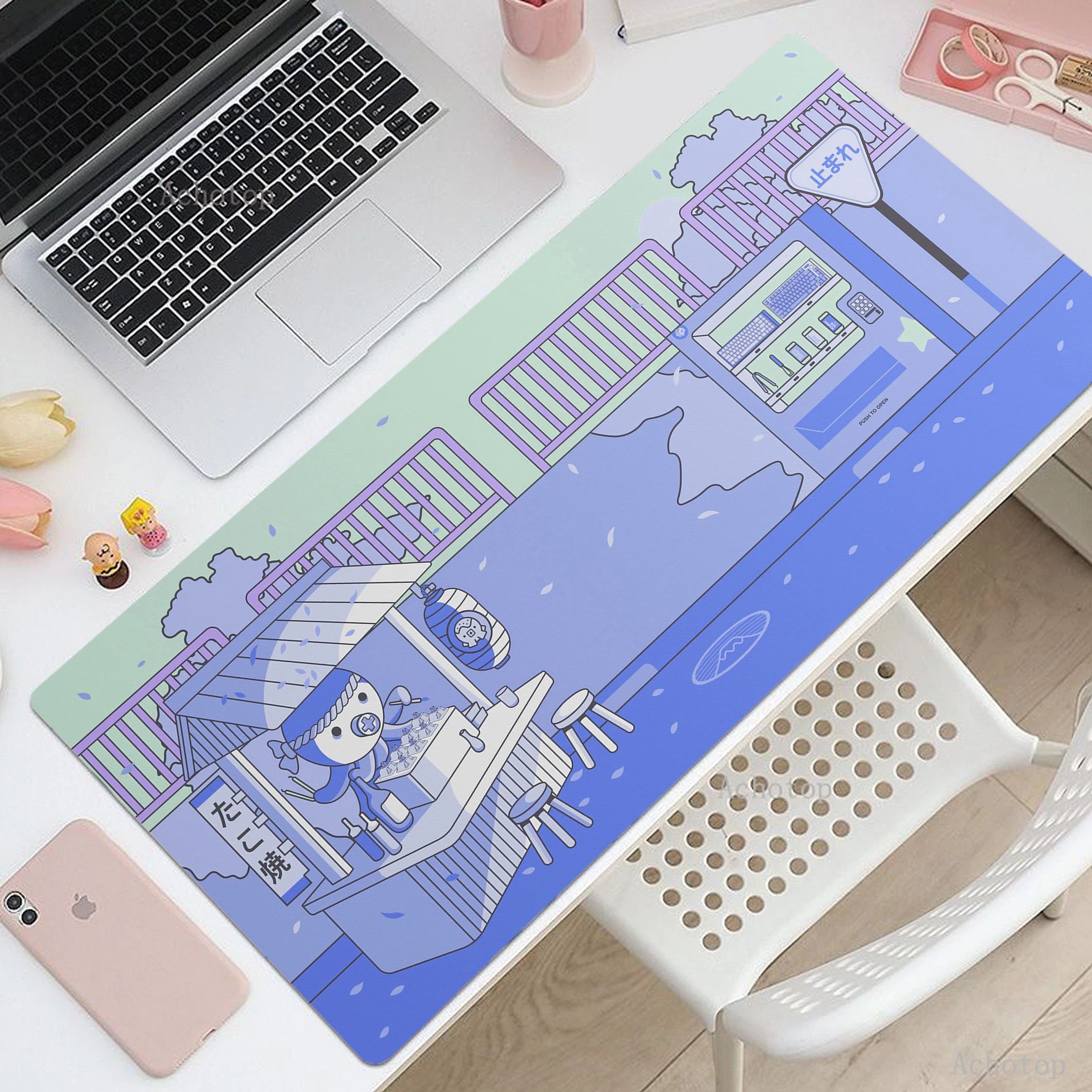

Large Pink Kawaii Mouse Pad Gaming Gamer Mousepad XXL Non-slip Rubber Desk Mat Speed Mouse Mats Computer Keyboard Carpet XXL