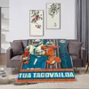 Fashion design M-Miami D-Dolphins comfort warm soft plush blanket for sofa living room office bedroom travel Flannel gift 3
