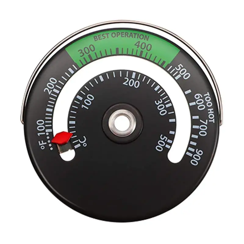

Wood Fireplace Thermometer Stovepipe Thermometer Measures Temperatures On Top Fireplace Accessories For Stove Top And Pellet