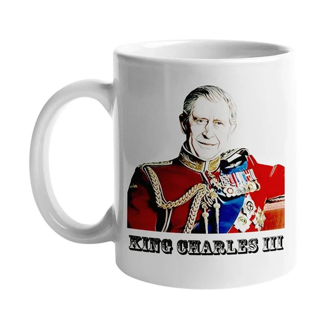 King Charles Iii Coronation Tea Mug Portable Souvenirs Cup King Of England  Mug Ceramic Mugs 350ml Coronation Gifts Cup Third - AliExpress