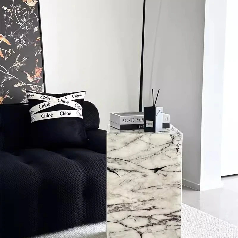 Acrilico Bulgari Marmo Modello Deck Middle Island Table Divano Tavolino