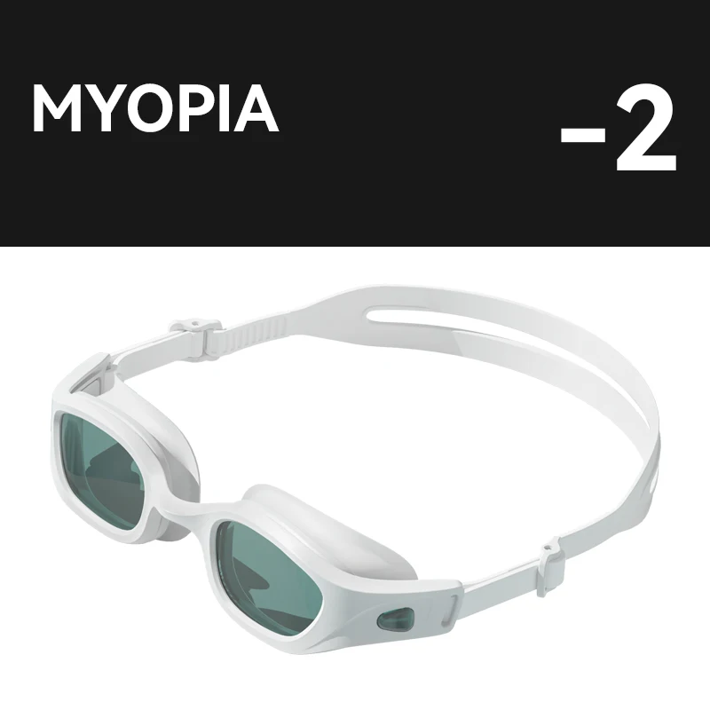 Swimming Goggles Myopia -2 to -7 Optical With Case Prescription Adult Waterproof Anti Fog Swim Eyewear