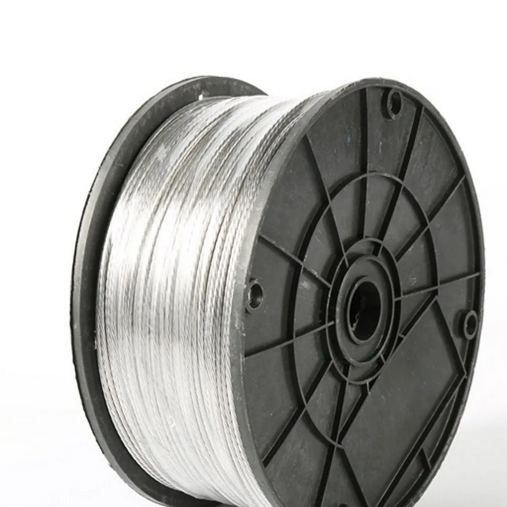 2.0mm 100m Electric Fence Wire Many 1.8 Strands Aluminum Magnesium Alloy Wire for Electronic Fence High Voltage Pulse Power Line