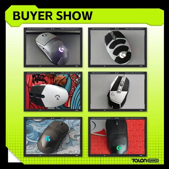 Grip Tape Per Razer DeathAdder V3 Pro - Antiscivolo E Assorbente, 0.5mm Spessore, Autoadesivo - Migliora La Presa Del Mouse Da Gioco - Foto 11