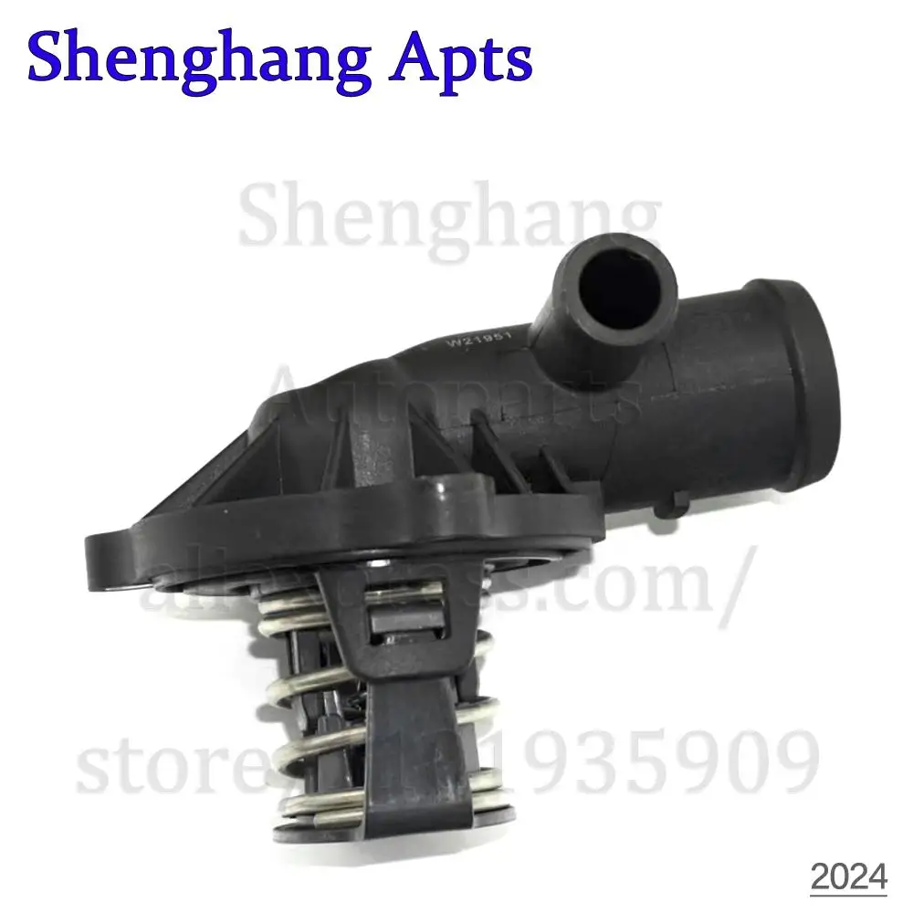 Engine Coolant Thermostat 059121111N 059 121 111 N For Audi A4 B8 A5 Q7 VW Touareg Phaeton 3.0T V6 Diesel 2006 -