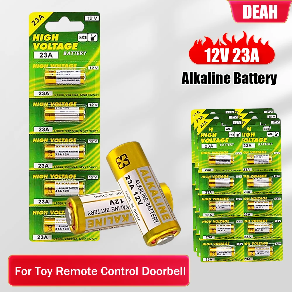 30PCS 12V 23A A23 23GA MN21 MS21 E23A EL12 V23GA L1028 GP23A Alkaline  Battery For Doorbell Car Toy Calculators Remote Control - AliExpress