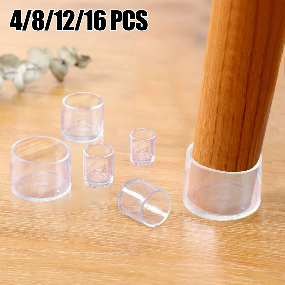 Chair Leg Caps Rubber Feet Protector Covers Furniture Table Pads Non slip Round Cap Floor