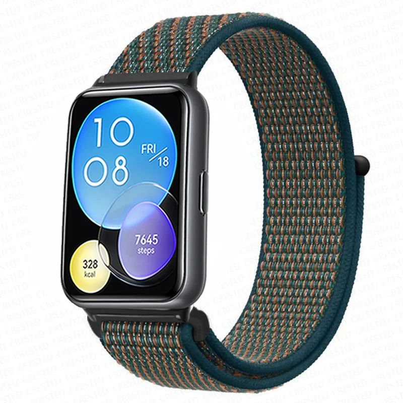 Enhanced Nylon Loop Band Smartwatch Replacement Wristband Bracelet - Durable and Stylish Nylon Strap