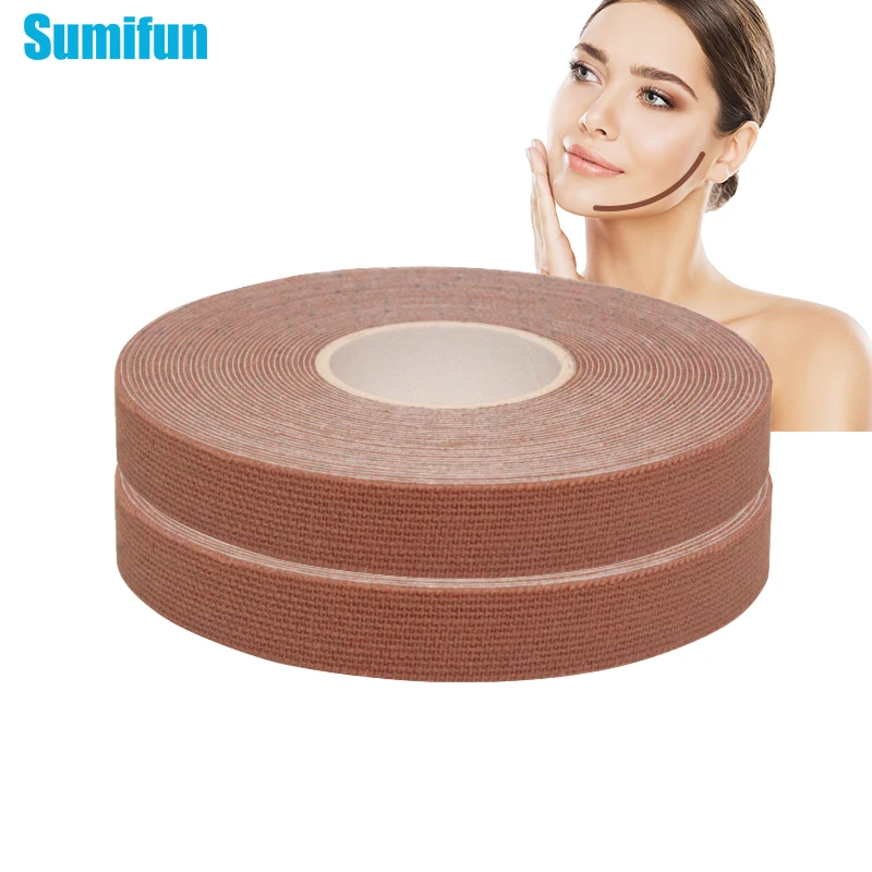 

1cm*5m Waterproof V-Shape Face Makeup Adhesive Tape Invisible Breathable Lift Face Sticker Lifting Tighten Chin Beauty Health