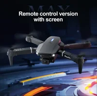 2025 E88 Drone HD double caméra, contrôle d'écran aucun téléphone nécessaire, décollage/retour à une touche, application Wi-Fi, chargement USB, résistant aux chutes, 5