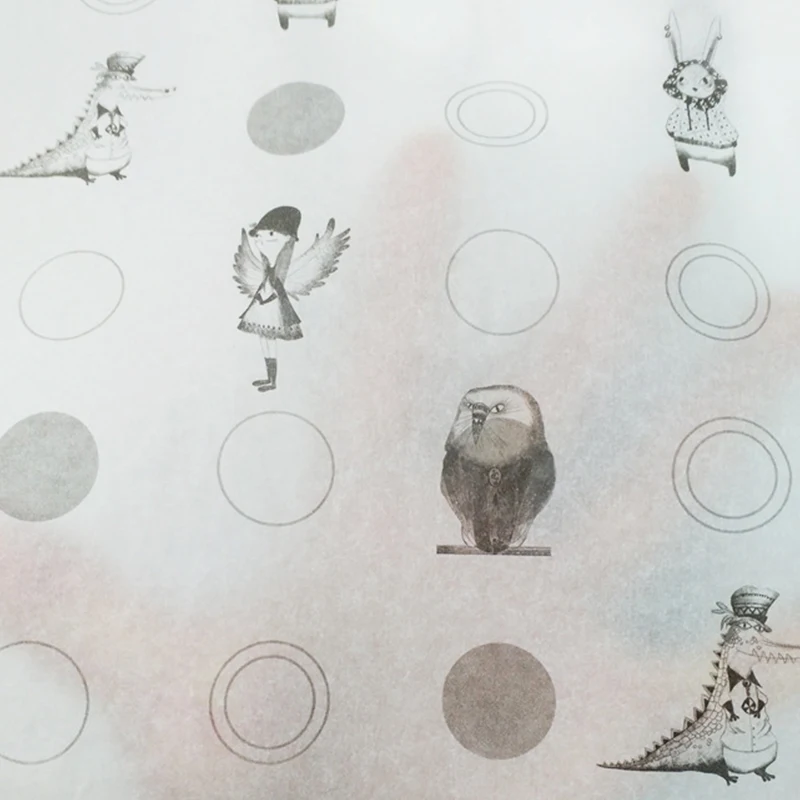 맞춤형 영어 디자인 티슈 페이퍼, 꽃 의류 신발 선물 포장 공예 포장지