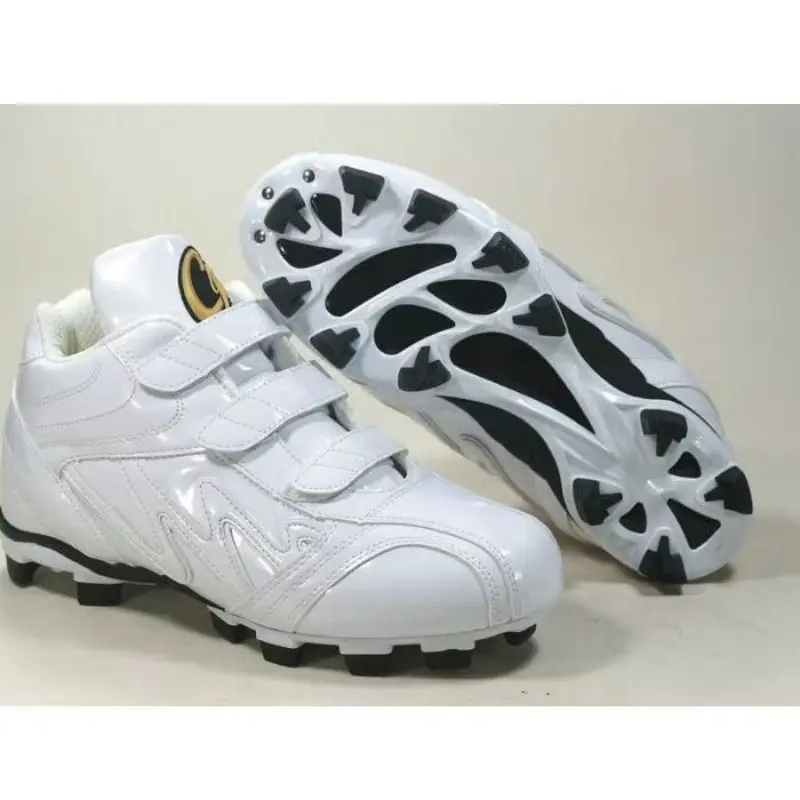 Professional Baseball Shoes for Men Non Slip Women Softball Shoes Adult Non Slip Long Spikes Low Top Baseball Training Shoes