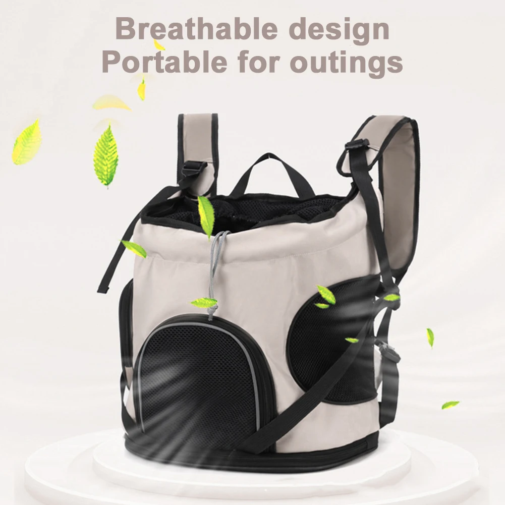 Portable Pet Bag Carrier Large Capacity Outdoor Travel Backpack for Cats Small Dogs Breathable Cat Carrying Bag Pet Supplies