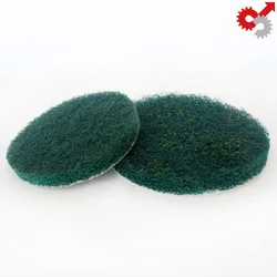Brushed Flocking Self-adhesive Scouring Pad Polishing Grinding Rust Removal Cleaning Sponge Cloth Metal Furniture Marble Plastic