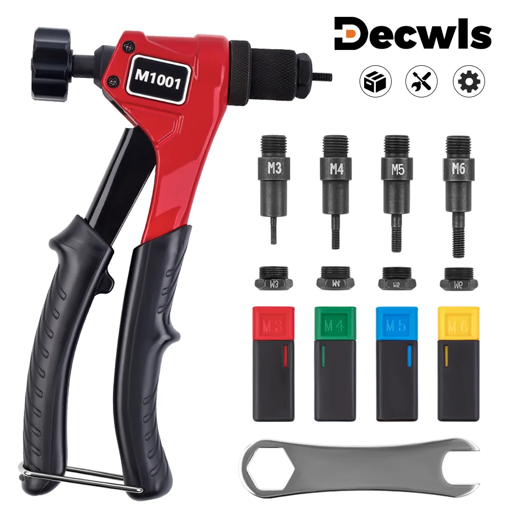 مسدس برشام يدوي، موديلات M3، M4، M5، M6، آلة تثبيت...