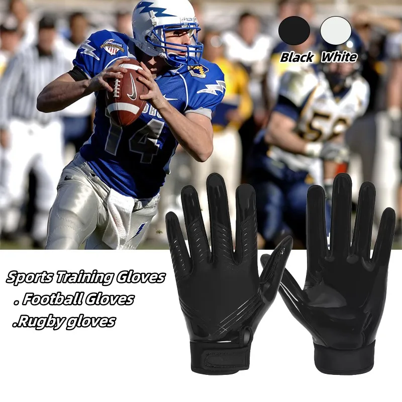 Football Sports Training Gloves Adjustable Strap Design Full Finger Cycling Gloves Outdoor Training Game Ready Protective sport gloves