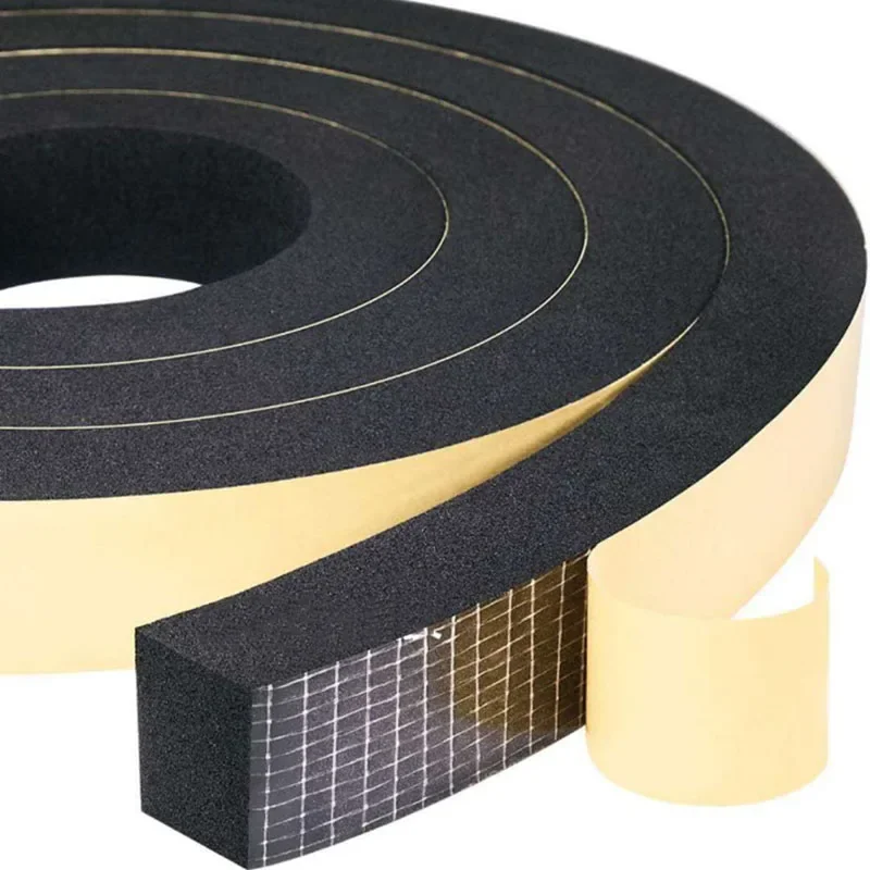 Dikte 3-30 mm zwart EPDM-schuimrubber afdichtstrip spons