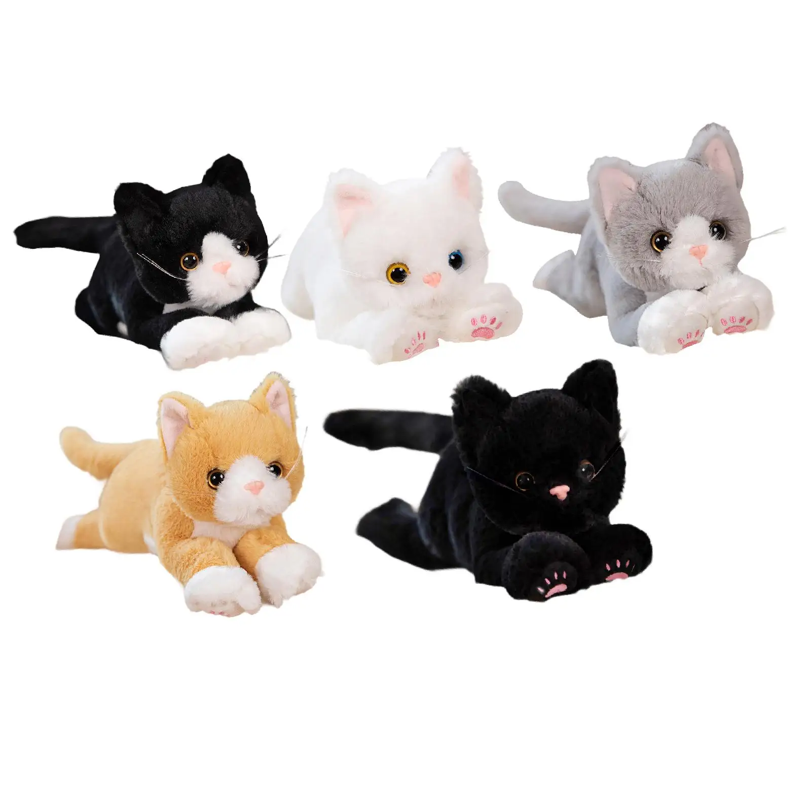 

Плюшевая игрушка для кошек, Уютный домашний декор, кошка, мягкая игрушка-Зверюшка, кавайная плюшевая кошка, кукла для детей, мальчиков, девочек, взрослых, подарки на день рождения, подростки