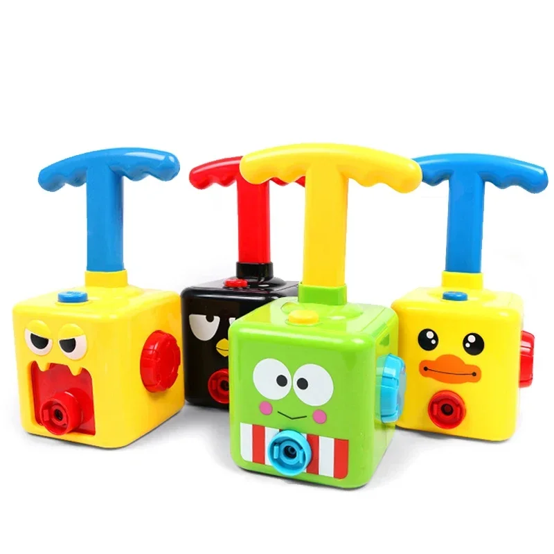 Balloon powered car Children's inertial pressure Educational novelty toys